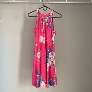 Pink Floral Dress